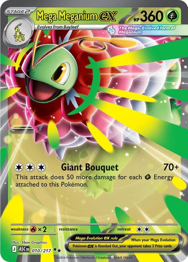 Image for Mega Meganium ex (010/217) (ASC) - Pokemon