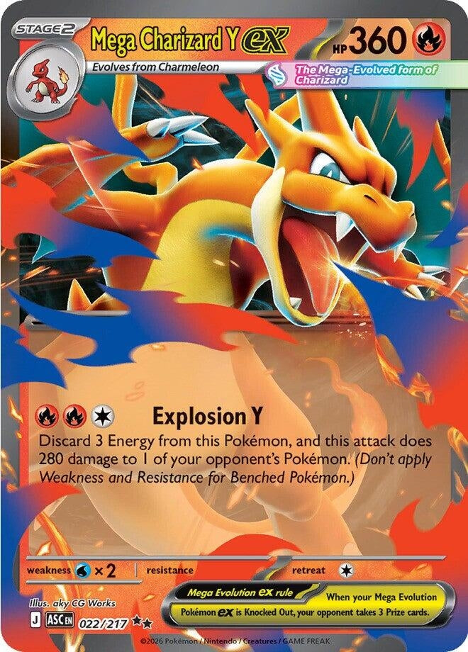 Image for Mega Charizard Y ex (022/217) (ASC) - Pokemon