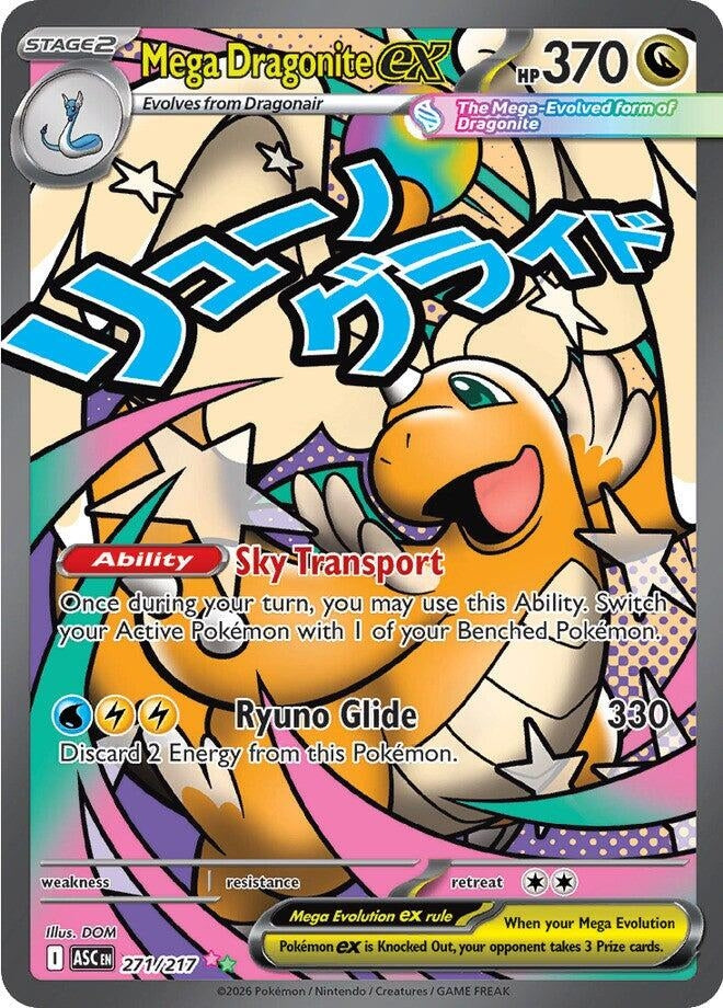 Image for Mega Dragonite ex (271/217) (ASC) - Pokemon