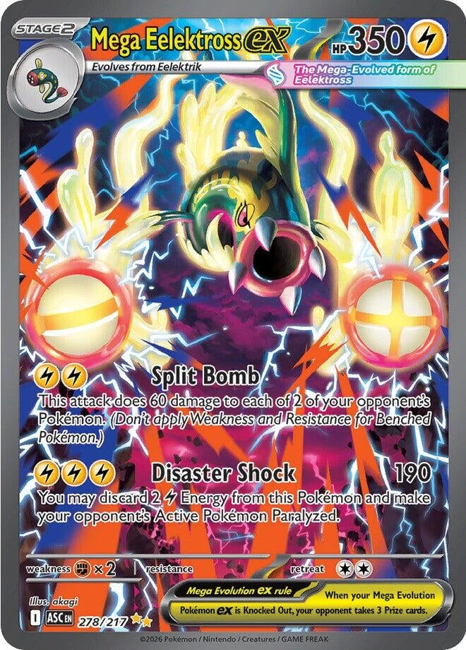 Image for Mega Eelektross ex (278/217) (ASC) - Pokemon