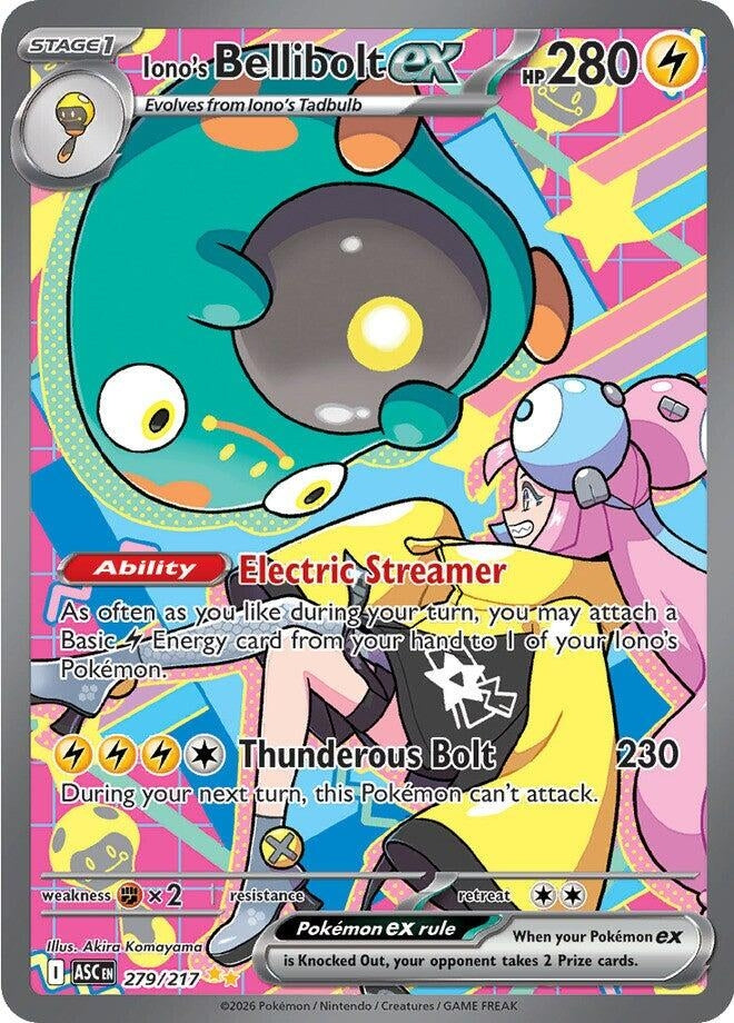 Image for Iono's Bellibolt ex (279/217) (ASC) - Pokemon