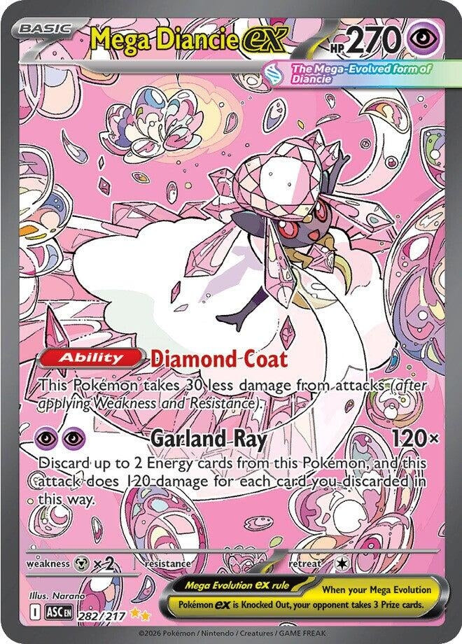Image for Mega Diancie ex (282/217) (ASC) - Pokemon