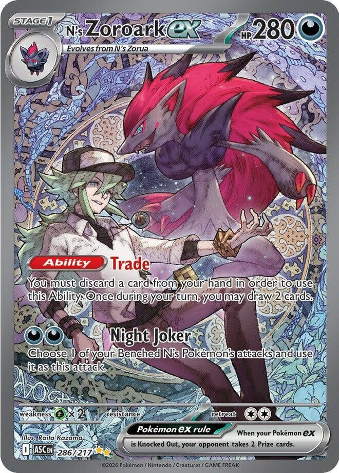 Image for N's Zoroark ex (286/217) (ASC) - Pokemon