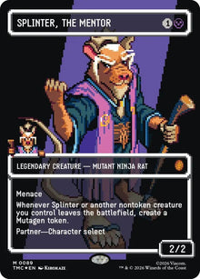 Splinter, the Mentor (0089) (Borderless) (Surge Foil) (89) (TMC)