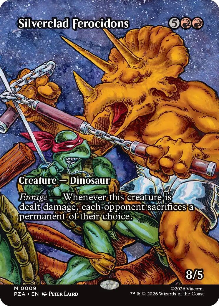 Silverclad Ferocidons (Borderless) (9) (PZA)