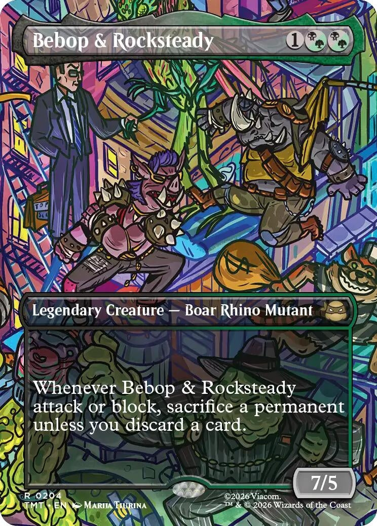 Bebop & Rocksteady (Borderless) (204) (TMT)