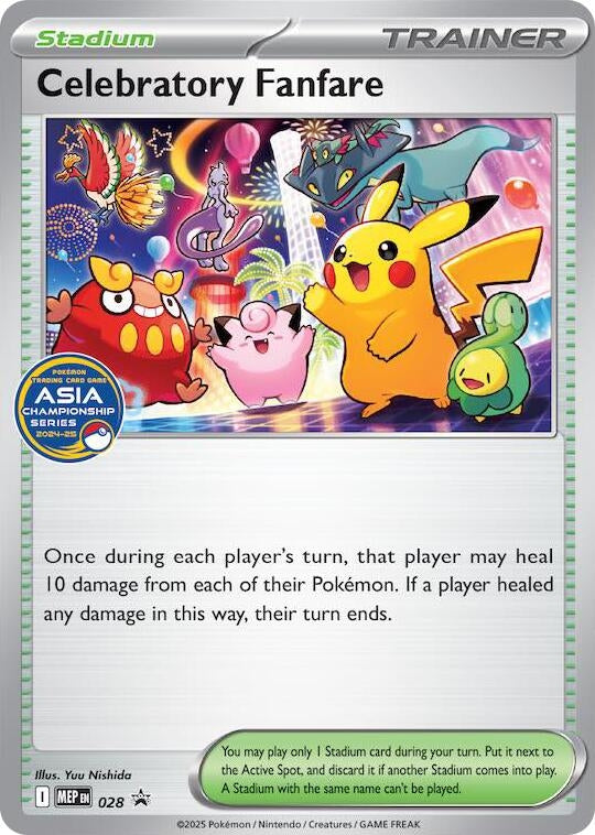 Image for Celebratory Fanfare (Asia Championship Series 24-25) (028) (MEP) - Pokemon
