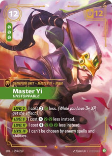 Master Yi - Unstoppable (059/219) (UNL)