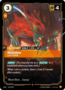 Nidalee - Cat Form (114/219) (UNL)