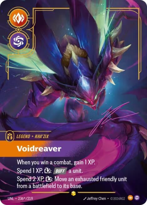 Kha'Zix - Voidreaver (Signature) (236*/219) (UNL)