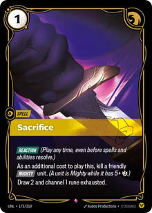 Sacrifice (173/219) (UNL)