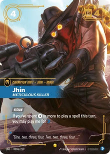 Jhin - Meticulous Killer (Alternate Art) (089a/219) (UNL)