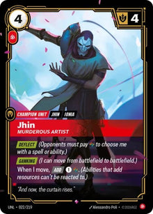 Jhin - Murderous Artist (022/219) (UNL)