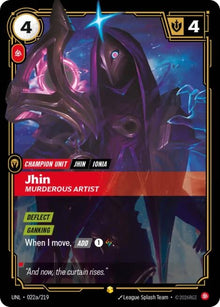 Jhin - Murderous Artist (Alternate Art) (022a/219) (UNL)