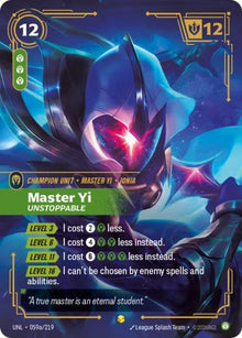 Image for Master Yi - Unstoppable (Alternate Art) (059a/219) (UNL) - Riftbound: League of Legends Trading Card Game