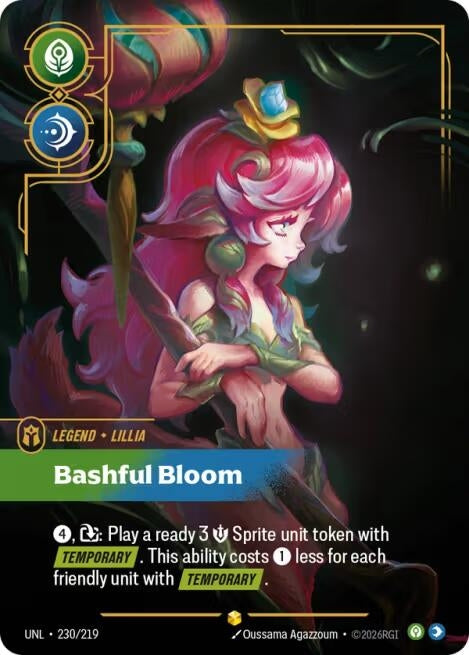 Lillia - Bashful Bloom (Overnumbered) (230/219) (UNL)