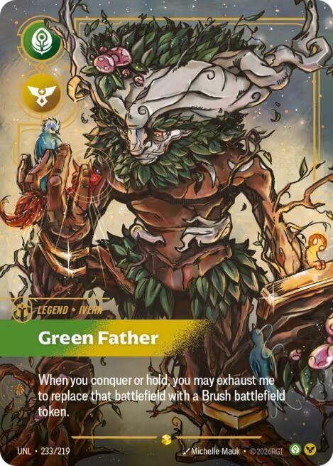 Ivern - Green Father (Overnumbered) (233/219) (UNL)