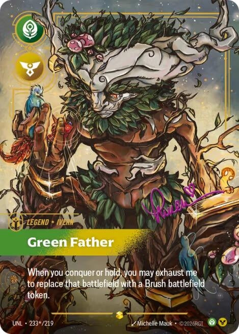 Ivern - Green Father (Signature) (233*/219) (UNL)