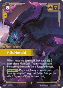 Image for Rift Herald (179/219) (UNL) - Riftbound: League of Legends Trading Card Game