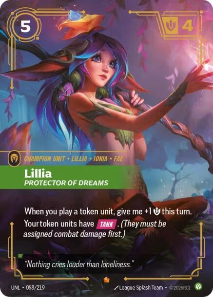 Lillia - Protector of Dreams (058/219) (UNL)