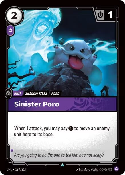 Sinister Poro (137/219) (UNL)
