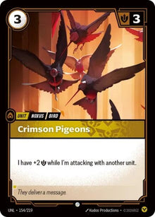 Crimson Pigeons (154/219) (UNL)