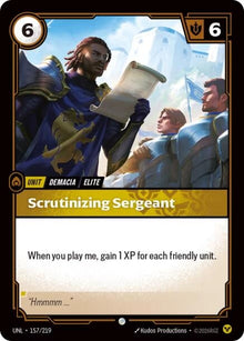Scrutinizing Sergeant (157/219) (UNL)