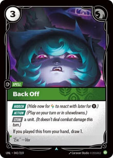 Back Off (042/219) (UNL)