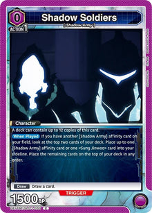 Shadow Soldiers (Box Topper Foil) (UE17BT/SLG-1-030) (UE17BT)