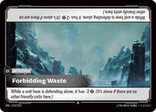 Forbidding Waste (210/219) (UNL)