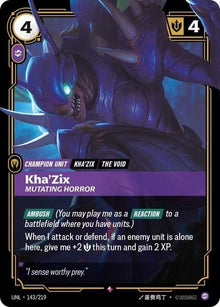Kha'Zix - Mutating Horror (143/219) (UNL)