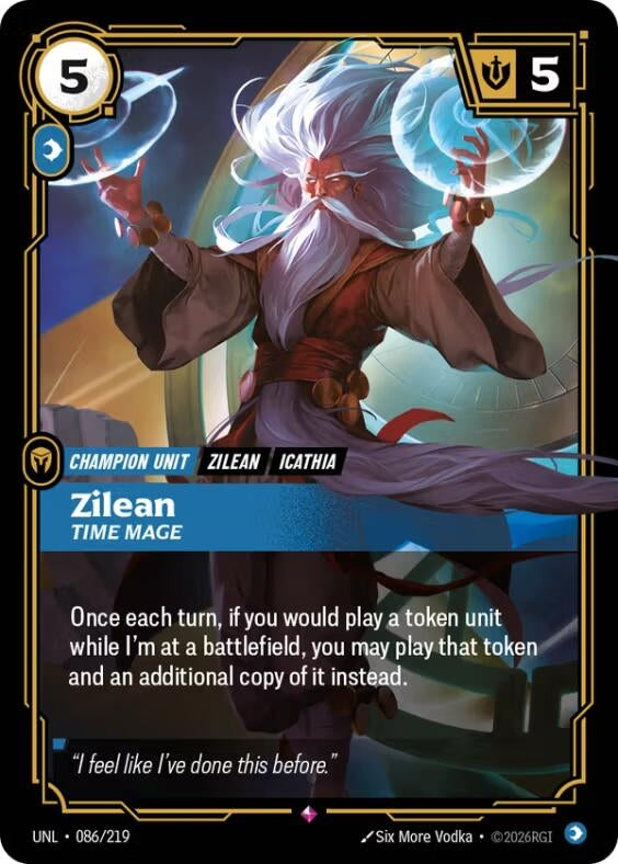 Zilean - Time Mage (086/219) (UNL)