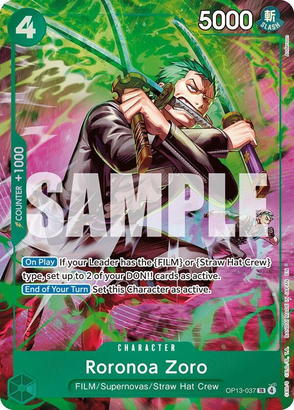 Roronoa Zoro (OP13-037) (OP13-037) (OP15-EB04)