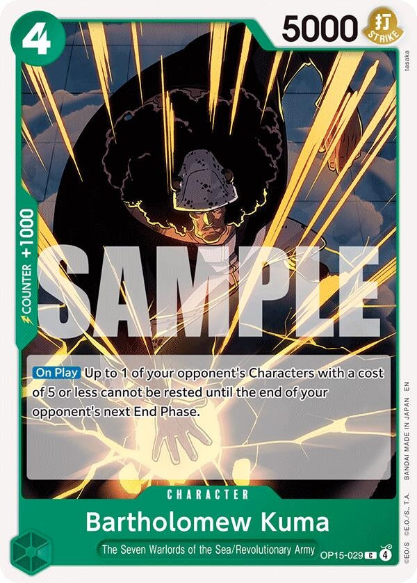 Bartholomew Kuma (OP15-029) (OP15-029) (OP15-EB04)