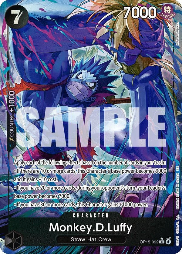 Monkey.D.Luffy (OP15-092) (Alternate Art) (OP15-092) (OP15-EB04)