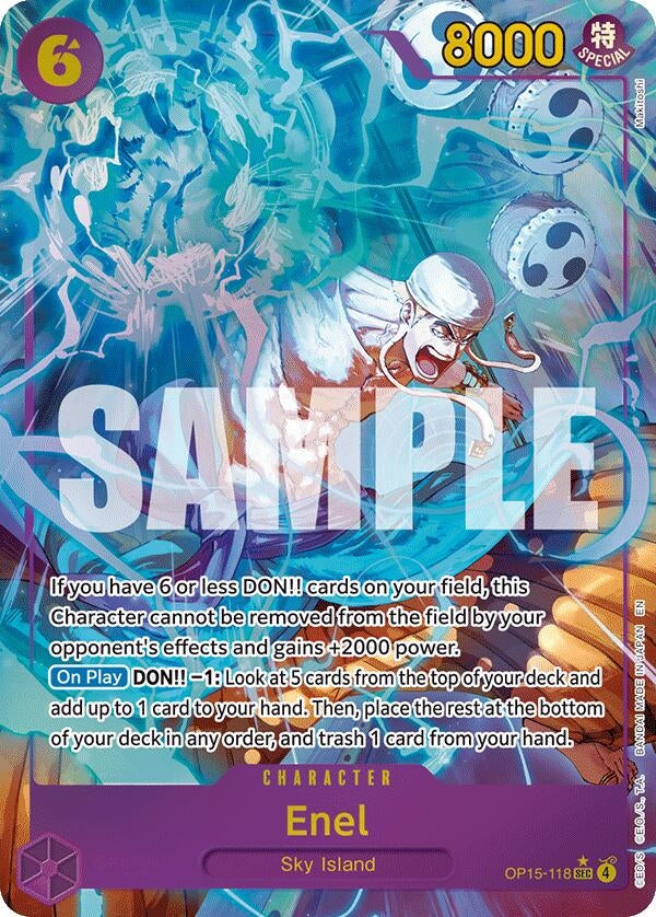 Enel (OP15-118) (Alternate Art) (OP15-118) (OP15-EB04)