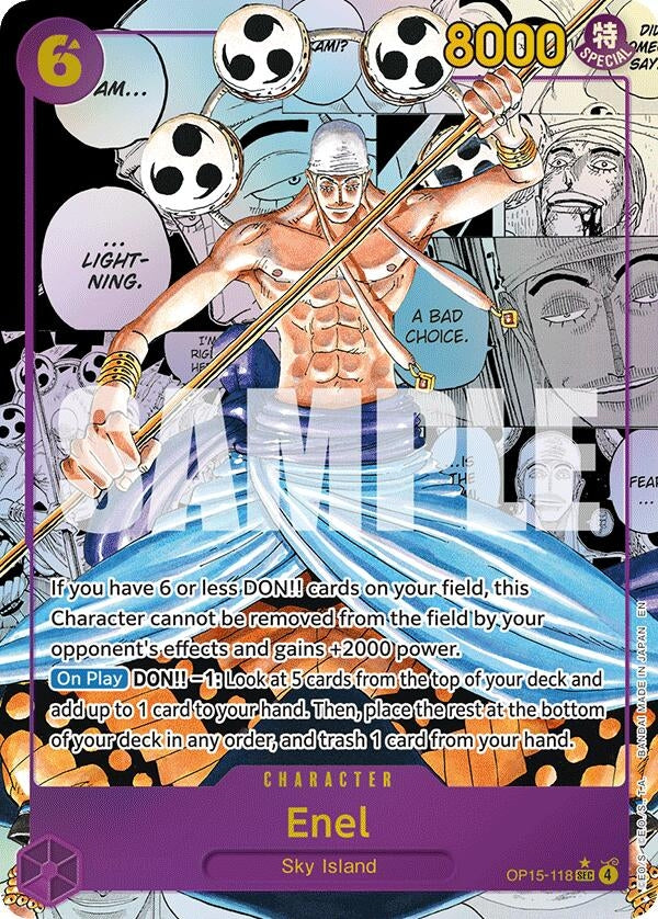 Enel (OP15-118) (Manga) (OP15-118) (OP15-EB04)