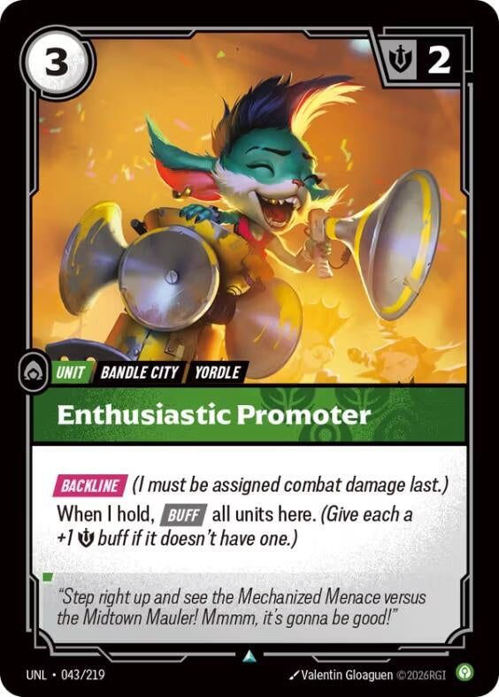 Enthusiastic Promoter (043/219) (UNL)