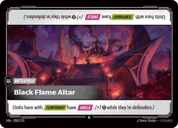 Black Flame Altar (208/219) (UNL)