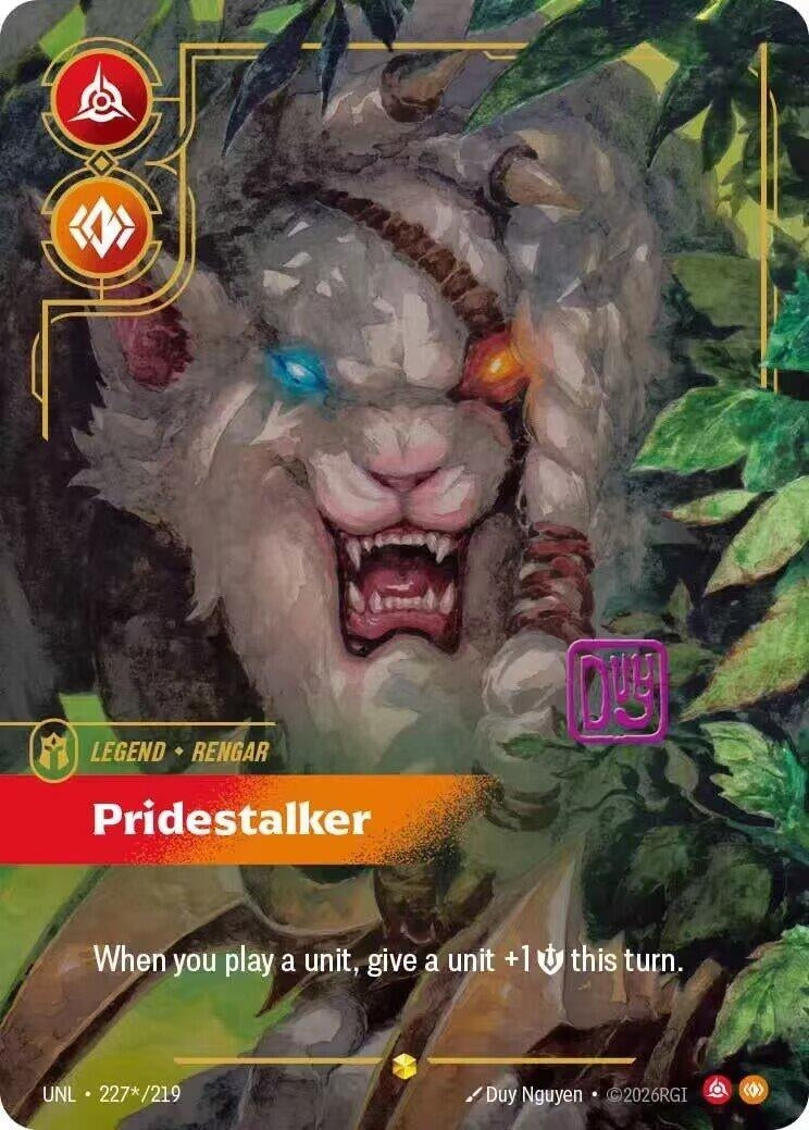 Rengar - Pridestalker (Signature) (227*/219) (UNL)