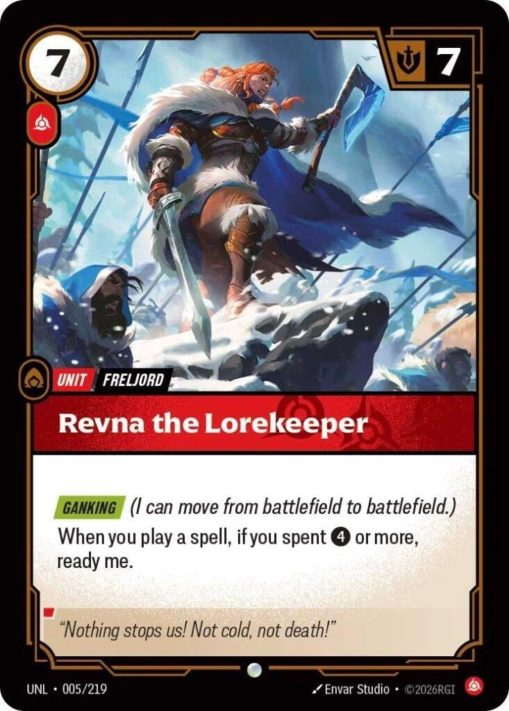 Revna the Lorekeeper (005/219) (UNL)