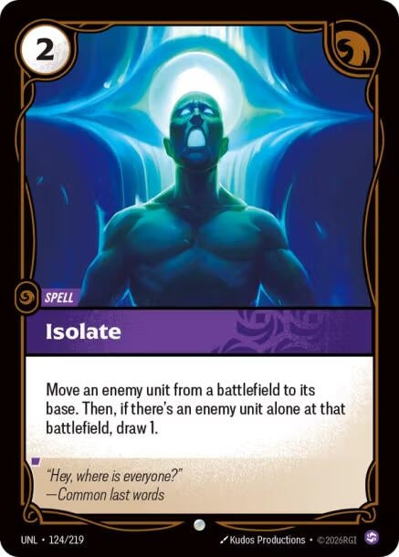 Isolate (124/219) (UNL)