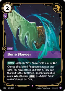 Bone Skewer (139/219) (UNL)