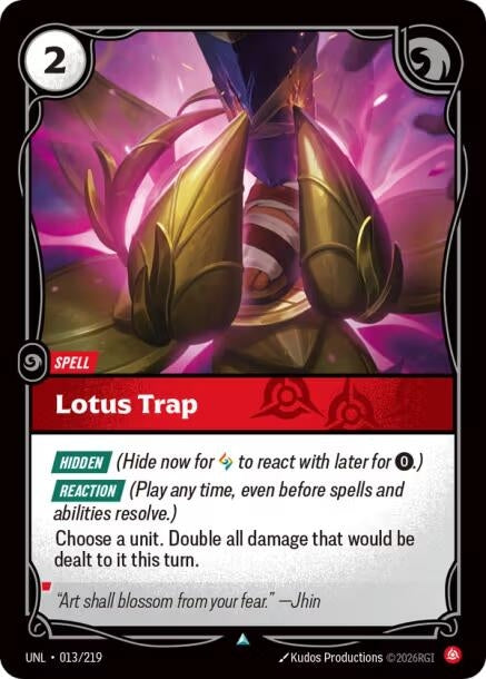 Lotus Trap (013/219) (UNL)