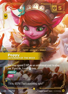 Poppy - Defender of the Meek (Alternate Art) (178a/219) (UNL)
