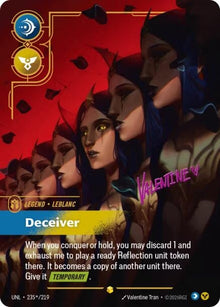 LeBlanc - Deceiver (Signature) (235*/219) (UNL)