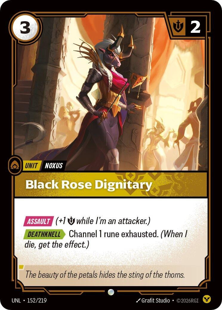 Black Rose Dignitary (152/219) (UNL)
