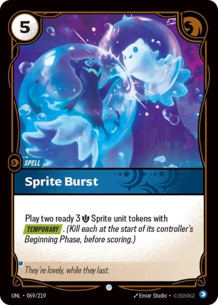 Sprite Burst (069/219) (UNL)
