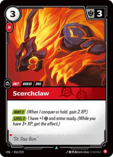Scorchclaw (016/219) (UNL)