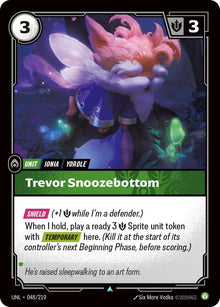 Trevor Snoozebottom (048/219) (UNL)